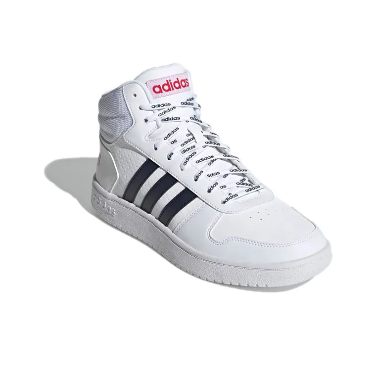 Adidas Hoops 2.0 Mid White Legend Ink-2