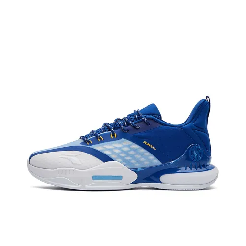 361° AG 2 Basketball Shoes Men Low-Top Numbers Blue