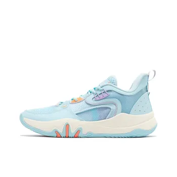 361° LAVA 2.0 Cushioned Slip Resistant Breathable Low Top Basketball Shoes Men's Blue White