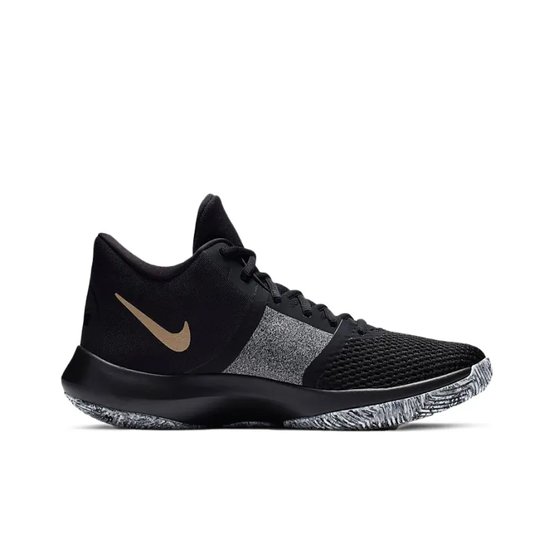 Nike Air Precision 2 Black Metallic Gold-1