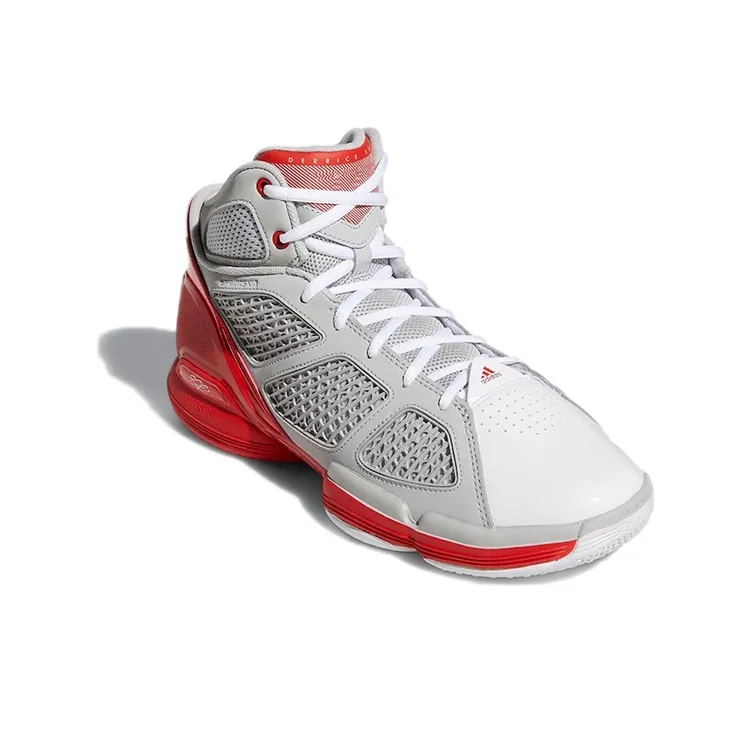 Adidas D Rose 1.5 Grey White Red-2