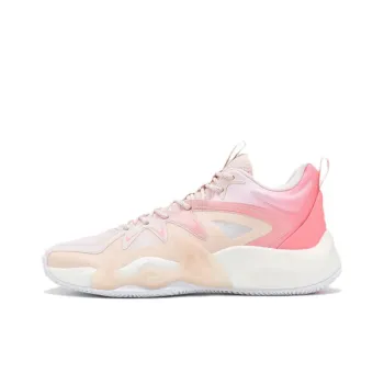 XTEP War Mastiff 3.5SE Cushioned Slip Resistant Abrasion Resistant Low Top Basketball Shoes Men's Pink