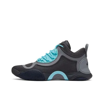EQLZ EQUALIZER Anti Slip Wear Resistant Low Top Basketball Shoes Unisex Black Blue Ghost Mother