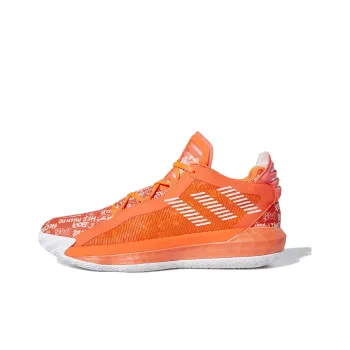 Adidas Dame 6 Solar Red White