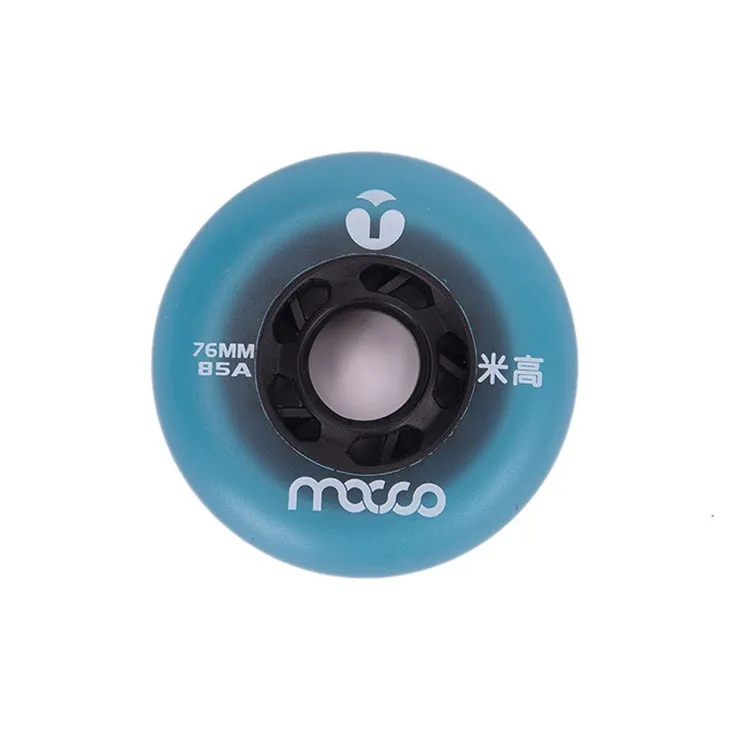 Michael Flat Spoke Wheels Double Kick Skateboard 4pcs/box-4
