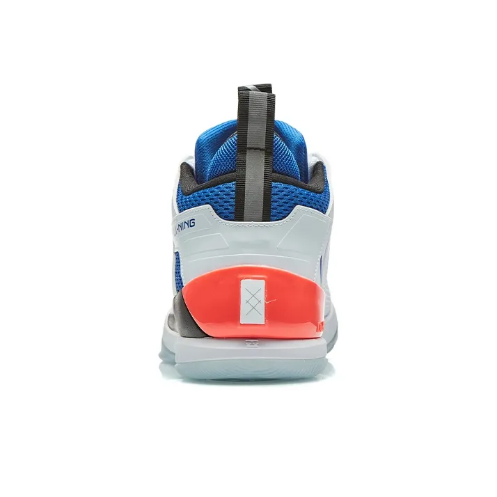 LiNing Raid Way Of Wade Rebound Cushioning Wear Resistant Slip Resistant Low Top Basketball Shoes Men's White-3