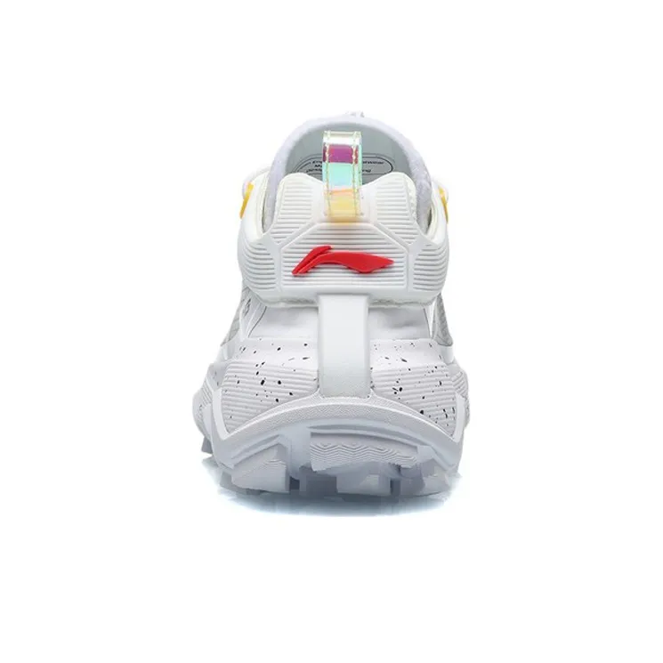 LiNing Wu Xing 1 Cushioning Coverage Rebound Low Top Basketball Shoes Women's White-4