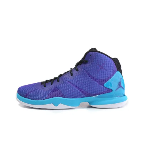 Jordan Super.Fly 4 Basketball Shoes Unisex Mid-Top Blue/Purple