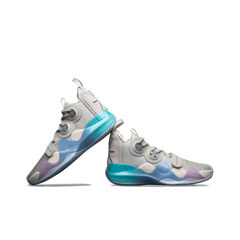 LiNing WOW 8 Way Of Wade 8 Durable Breathable High Top Basketball Shoes Men's Cotton Candy-3
