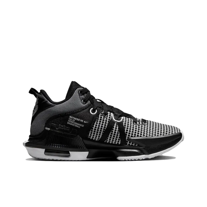 Nike LeBron Witness 7 Tb Black White-1
