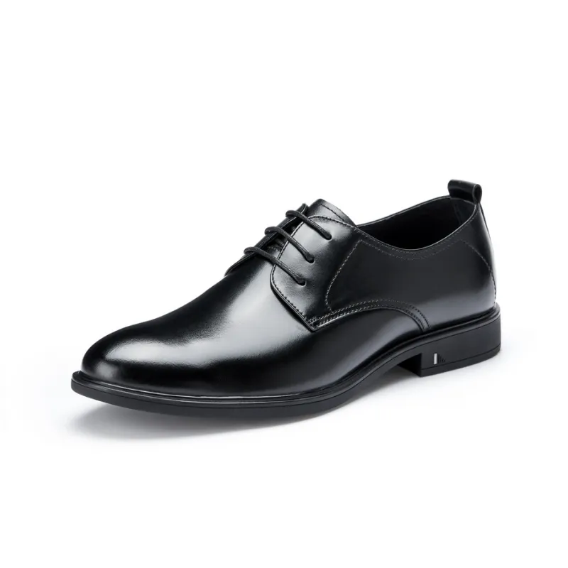 BELLE Dress Shoes Men Low Top Black-1