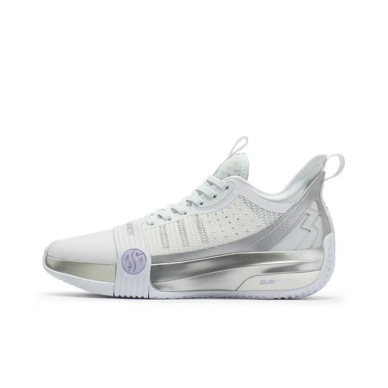361° Chan 3 Pro Basketball Shoes Men Mid Top White/Blue-0
