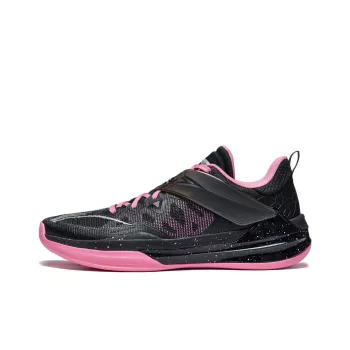 LiNing Liren3 TEAM Cushioning Anti Slip And Wear Resistant Low Top Basketball Shoes Men's Black Pink