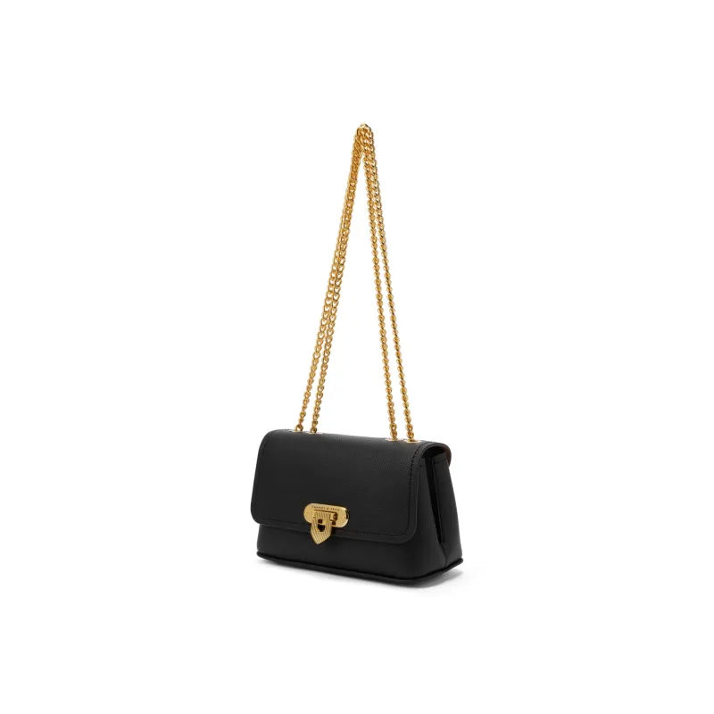 CHARLES&KEITH PU Small Square Bag Shoulder Bag Crossbody Bag Small Size Women's Multicolor-11