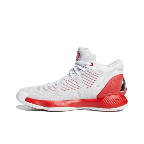 Adidas D Rose 10 Basketball Shoes Men Mid-Top White/Red