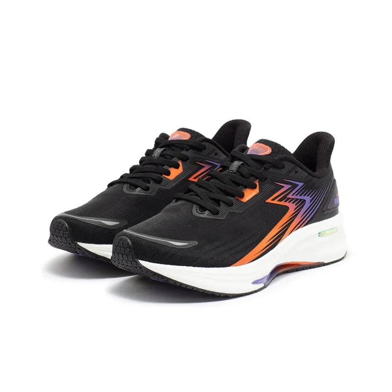 361° Titan CQT Anti Slip And Wear Resistant Breathable Low Top Running Shoes Men's Black Purple-2