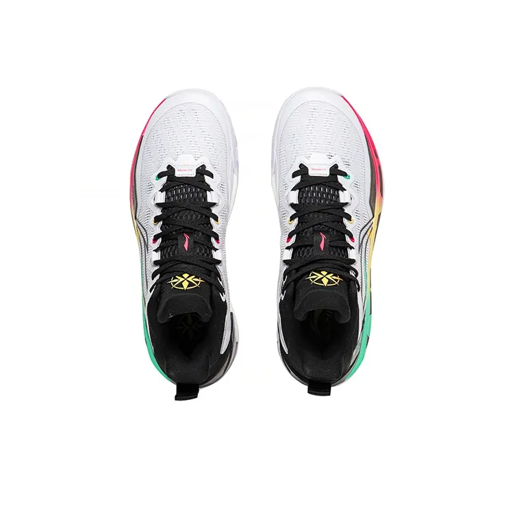 LINING Liren 3 Basketball Shoes Men High Top White/Black/Red/Yellow/Green-2
