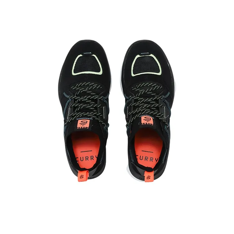 Under Armour Curry Flow Cozy 'Black Electric Tangerine'-3