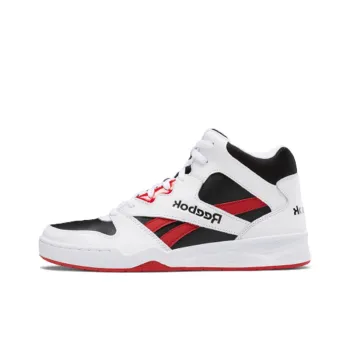 Reebok Royal BB4500 2 Non slip Lightweight Mid Top Basketball Shoes Men's Black Red
