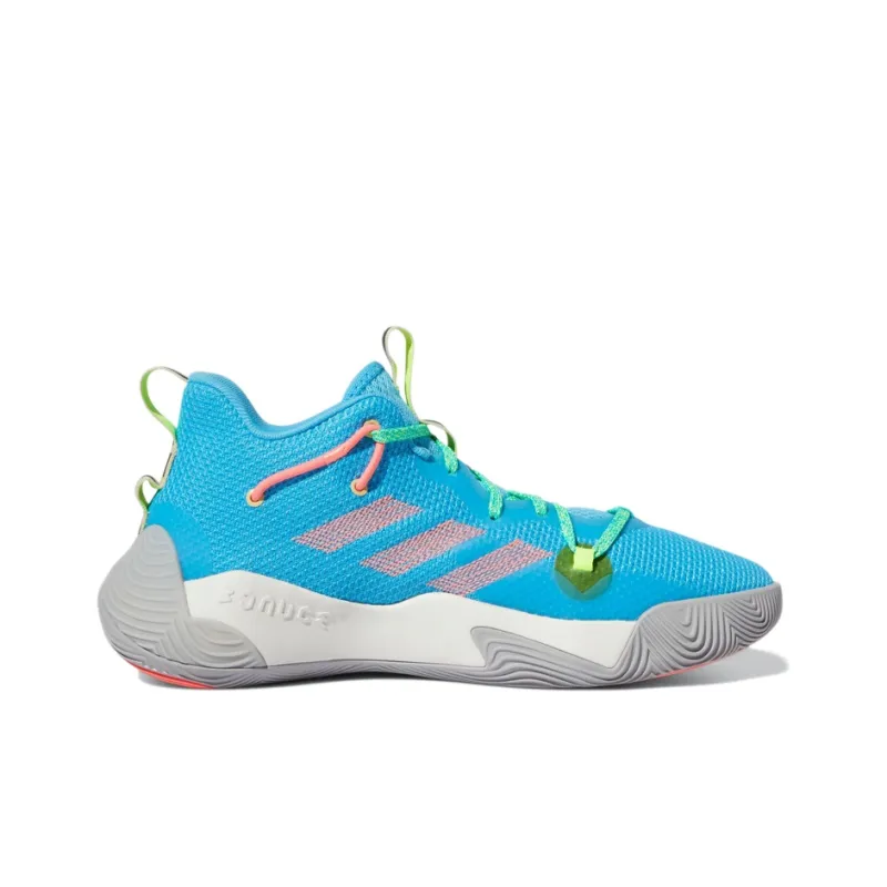 Adidas Harden Stepback 3 Anti-Slip And Wear-Resistant Coverage Support Mid-Top Basketball Shoes Men's Blue-1