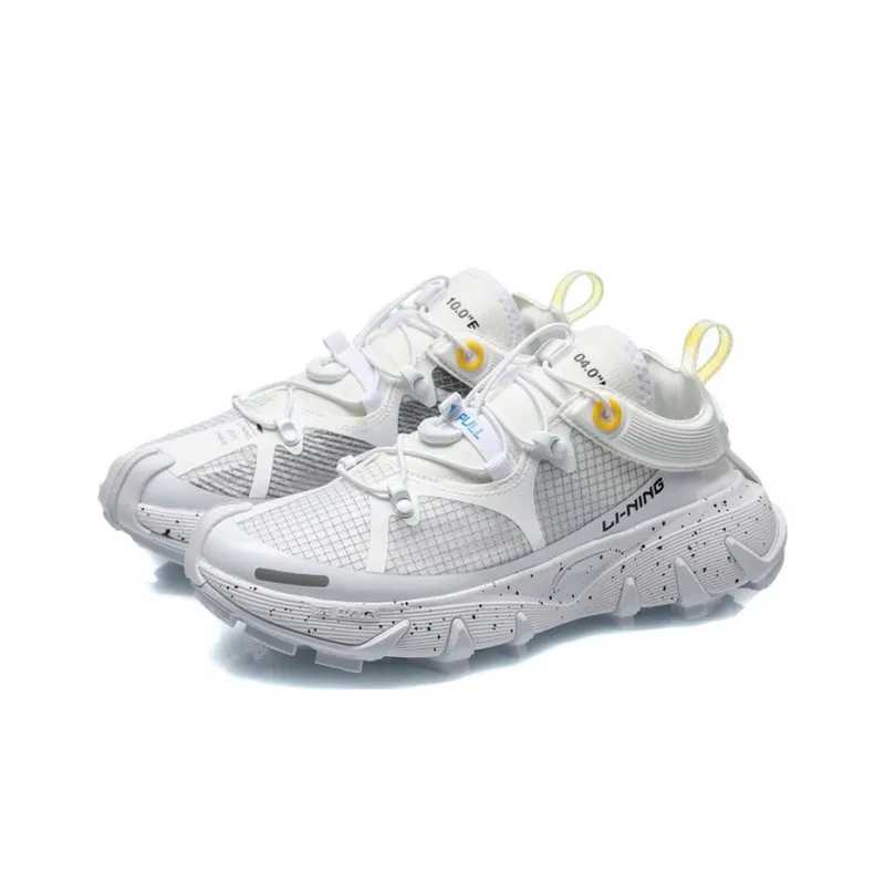LiNing Wu Xing 1 Cushioning Coverage Rebound Low Top Basketball Shoes Women's White-2
