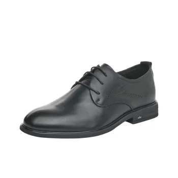 JOSINY Dress Shoes Men Low-Top Black