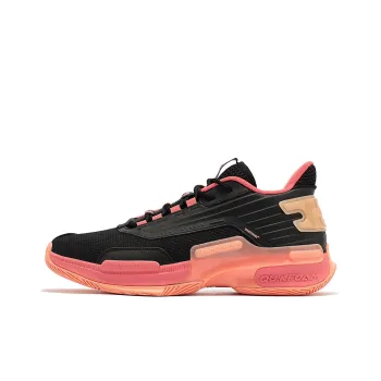 361° Restraint 2 Anti Slip Wear Resistant Low Top Basketball Shoes Men's Black Pink