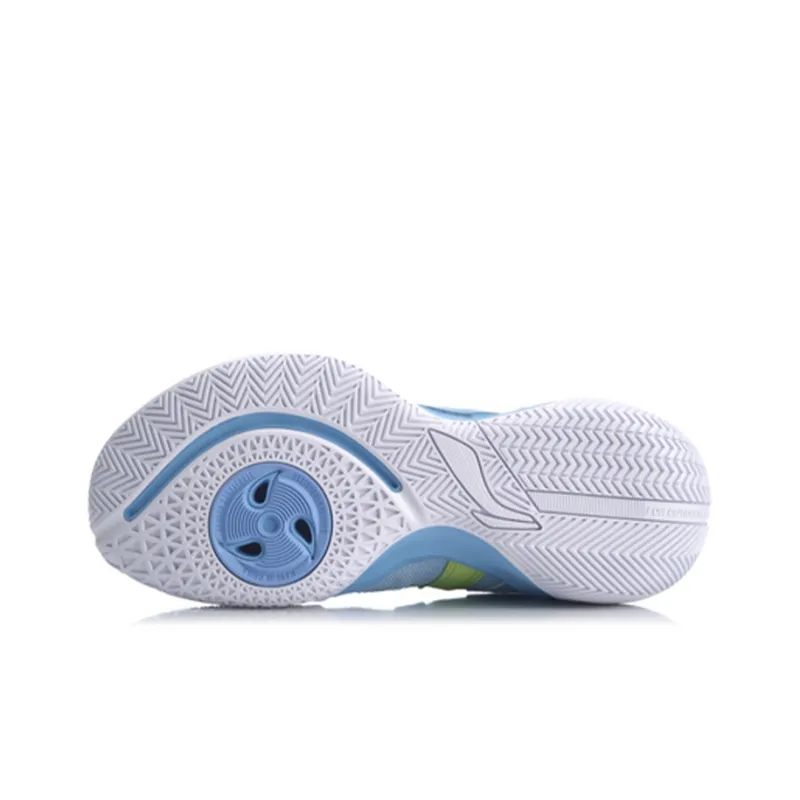 LINING Hurricane BadFive Basketball Shoes Men Mid Top Aurora Blue-4