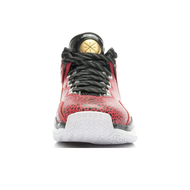 LiNing WOW 3 Red Sea Basketball Shoes Men's Red Black-3