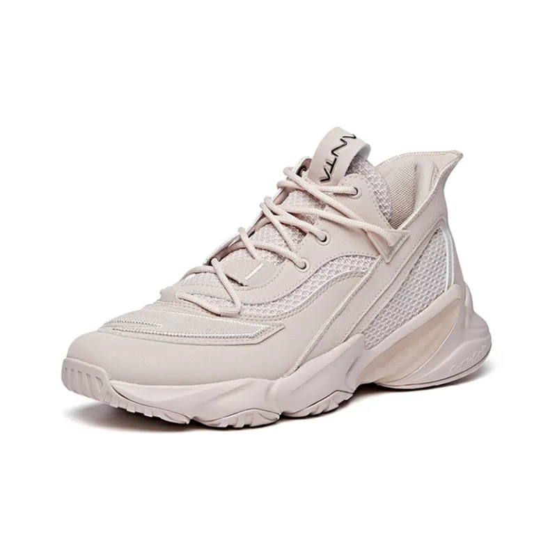 Anta Player 2 Cushioning Anti-Slip And Wear-Resistant High-Top Basketball Shoes Gray-2