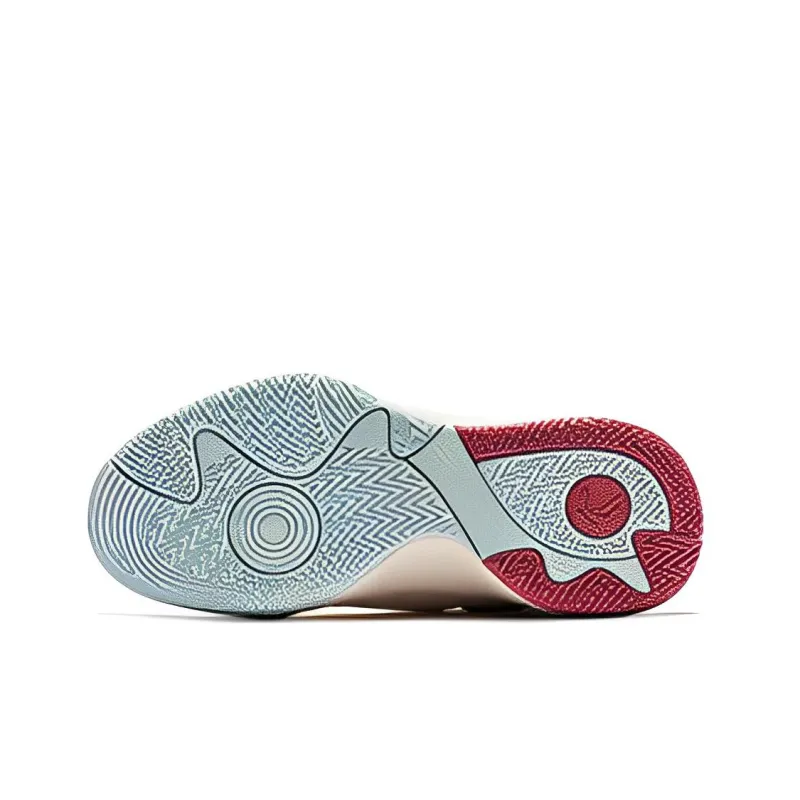 QIAODAN Cushioning, Slip Resistant, And Abrasion Resistant Mid Top Basketball Shoes Women's Yellow Blue-4