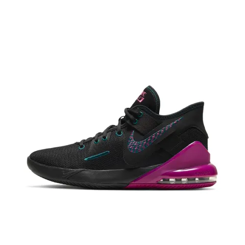 Nike Air Max Impact 2 Basketball Shoes Men Mid-Top Black/Purple/Blue