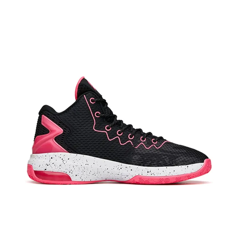 Anta KT3 Cushioning Wear-Resistant Slip-Resistant Coverage Mid-Top Performance Basketball Shoes Men's Black Pink-1