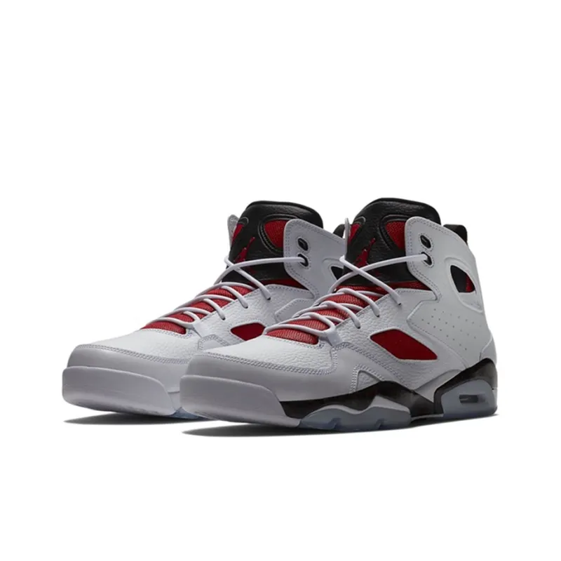 Jordan Flightclub 91 White Black Gym Red-2