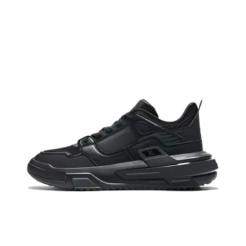 XTEP Takeover Anti-Slip Wear-Resistant Low-Top Basketball Shoes Men's Black