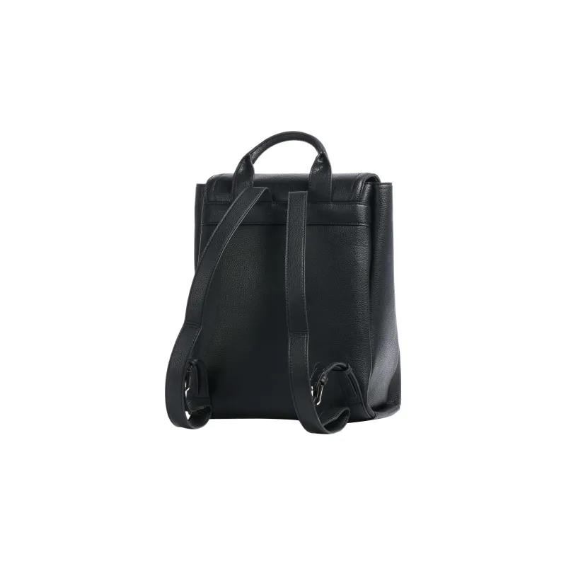 CALVIN KLEIN Synthetic Leather Backpack Small Size Men's Black-1