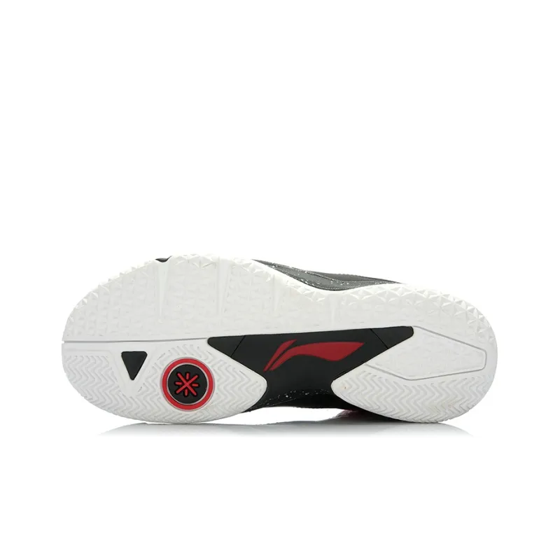 LiNing WOW 3 Way Of Wade 3 Mid-Top Basketball Shoes Unisex Red Black White Popular Version-4