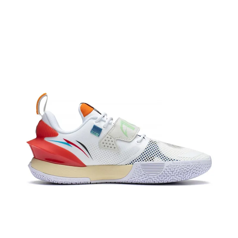 LINING All City 10 V2 Basketball Shoes Men Low Top Standard White/Antarctic Gray-1