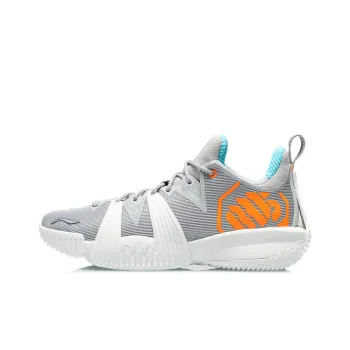 LiNing Badfive 1 Badfive Cushioning Support Impact Resistant Low Top Basketball Shoes Men's Gray White