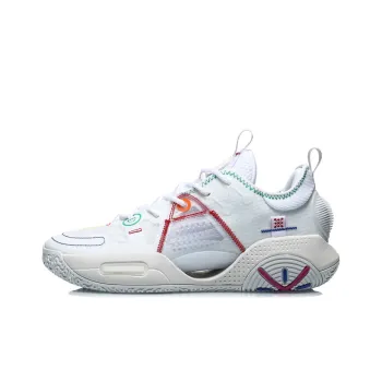 LiNing All City 9 V1.5 Anti Slip Wear Resistant Low Top Basketball Shoes White
