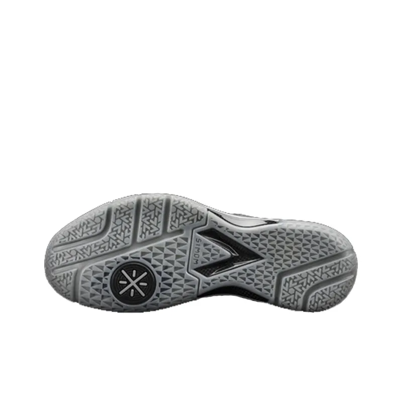 LiNing WOW 5 Way Of Wade 5 Cushioning Anti Slip And Wear Resistant Low Top Basketball Shoes Men's Gray Black-4
