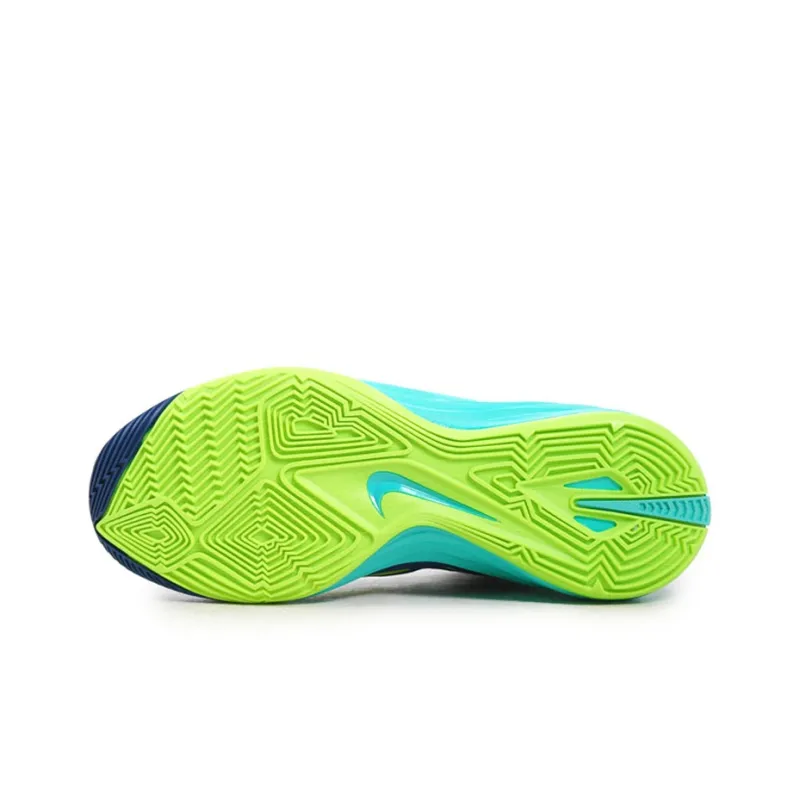 Nike Hyperdunk 2014 Shock Absorbers With Slip Resistant Features High Top Basketball Shoes Men's Blue Yellow-4