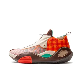 LiNing All City 8 Way Of Wade Invincible Destroyer Wear Resistant Mid Top Performance Basketball Shoes Men's Orange
