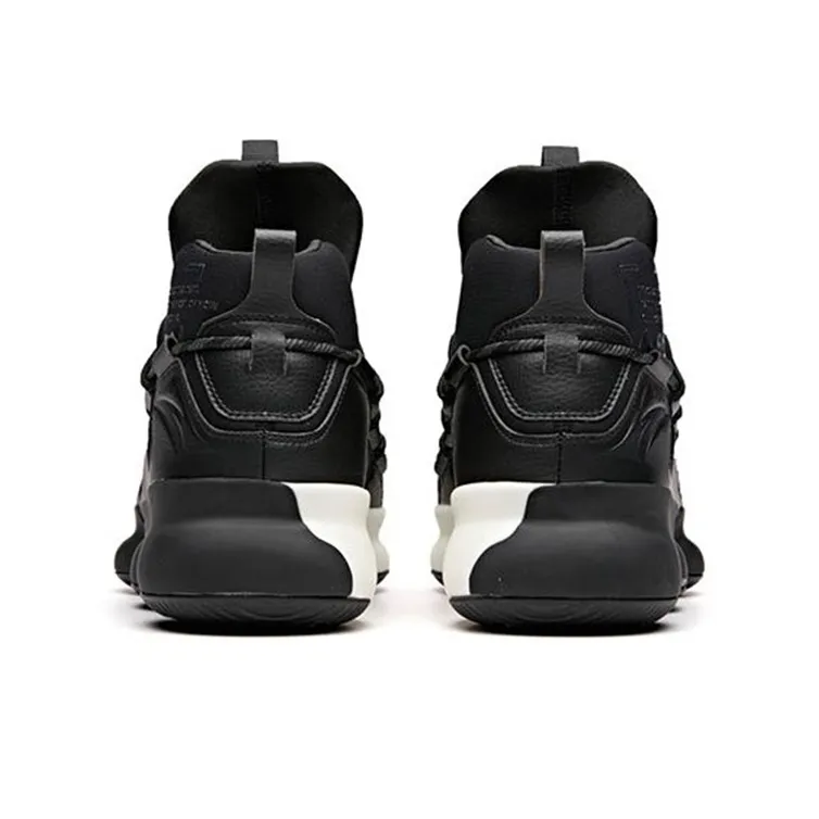 Anta Noble Air Game-Ready AG2 Mid-Top Performance Basketball Shoes Men's Black White-4