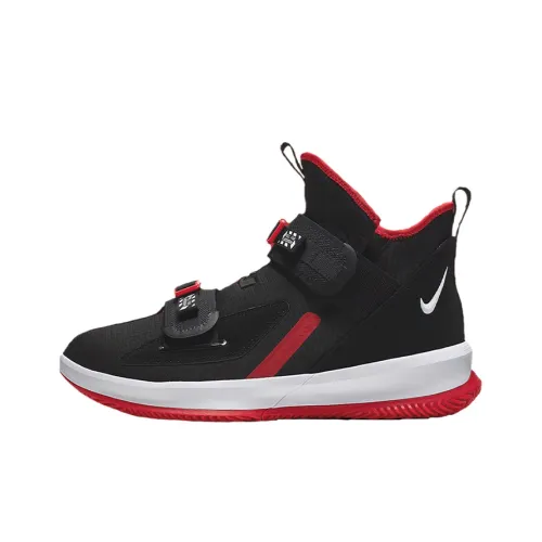 Nike Zoom Soldier 13 Basketball Shoes Men High-Top Black/Red