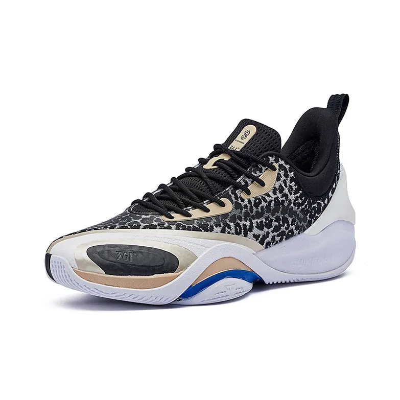 361° Slip Resistant Abrasion Resistant Shock Absorbers Low Top Basketball Shoes Men's-1