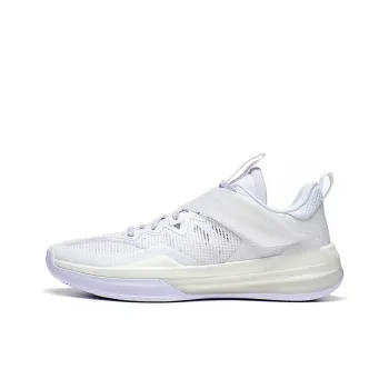 LiNing Liren3 TEAM Durable Breathable Low Top Professional Basketball Shoes Standard White