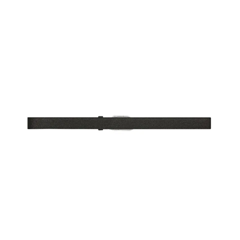 Balenciaga Interlocked BB Logo Decoration Smooth Buckle Leather Belts Women's Black Width 2.3cm-1
