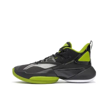 LiNing Power 8 Durable Breathable Mid Top Basketball Shoes Men's Juice Green