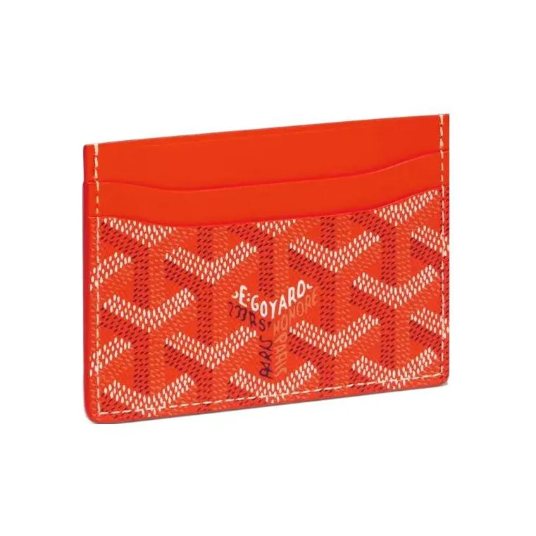 GOYARD Saint Sulpice Card Holder Red-9